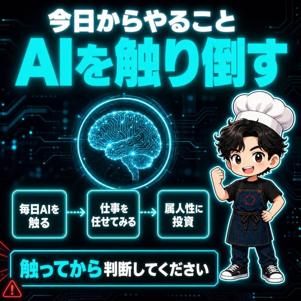 今日からやることの図解