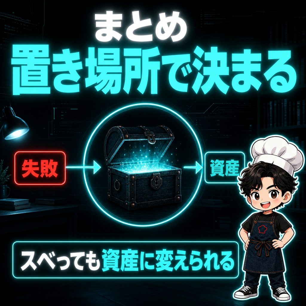 まとめ：置き場所で決まる