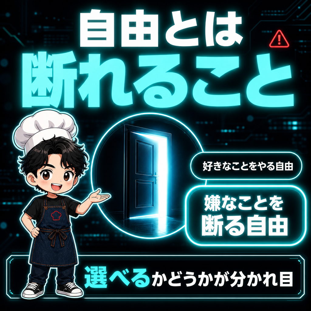 自由とは断れることの図解