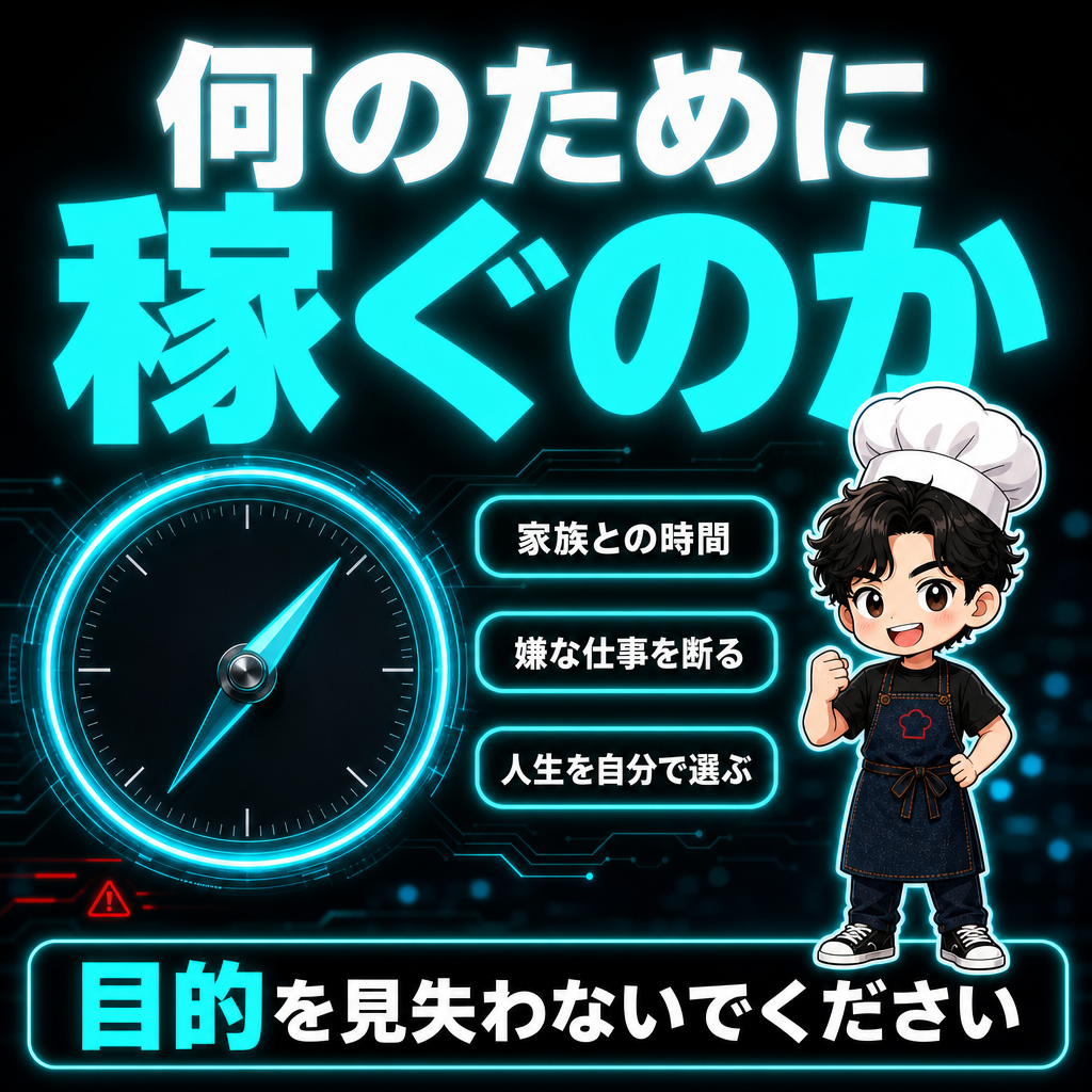 何のために稼ぐのかの図解