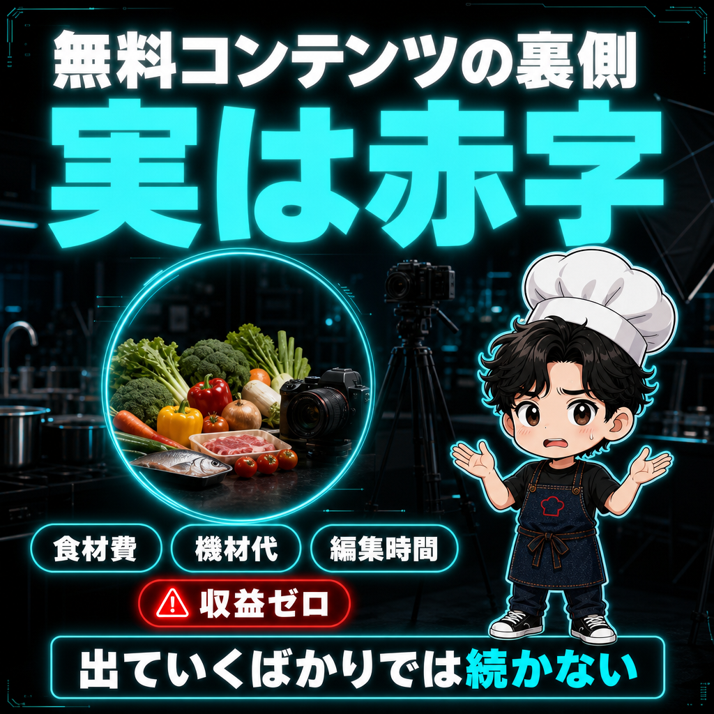 無料コンテンツの裏側は実は赤字