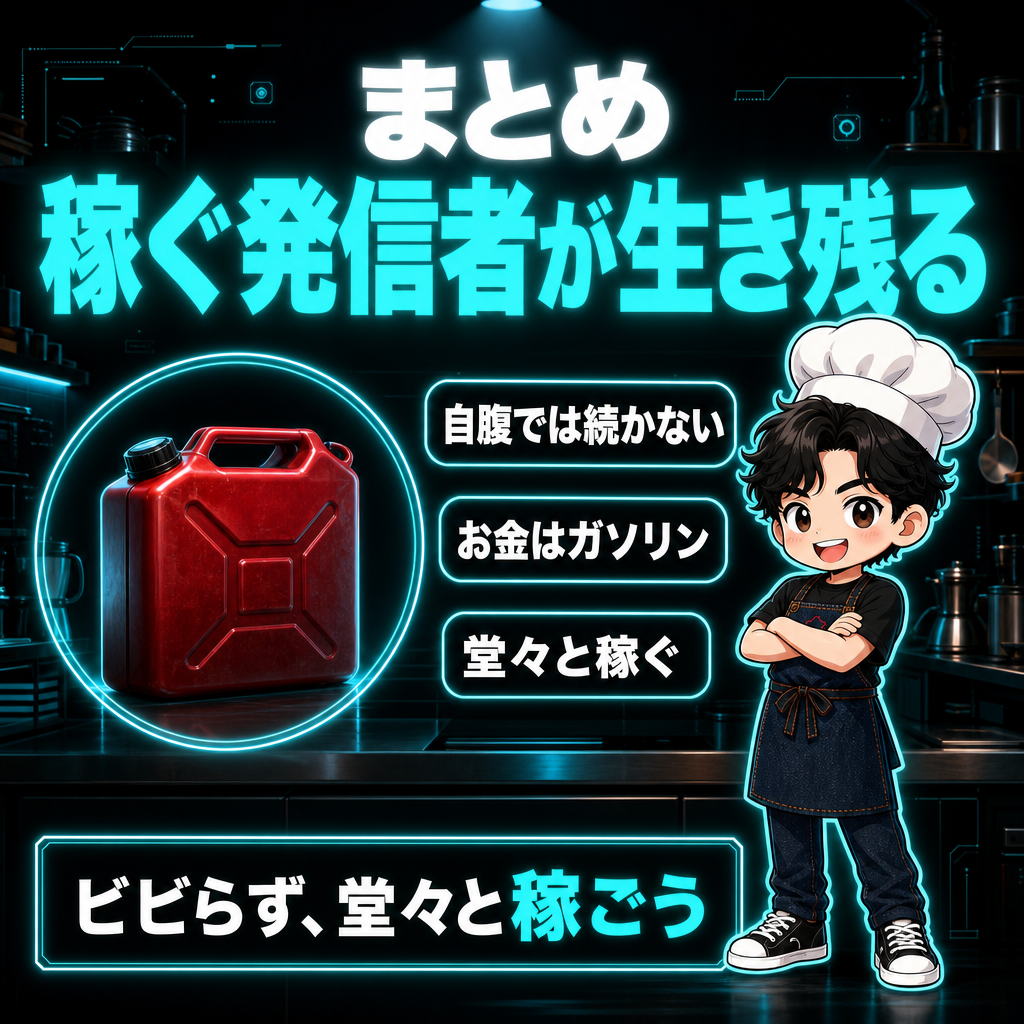まとめ:稼ぐ発信者が生き残る