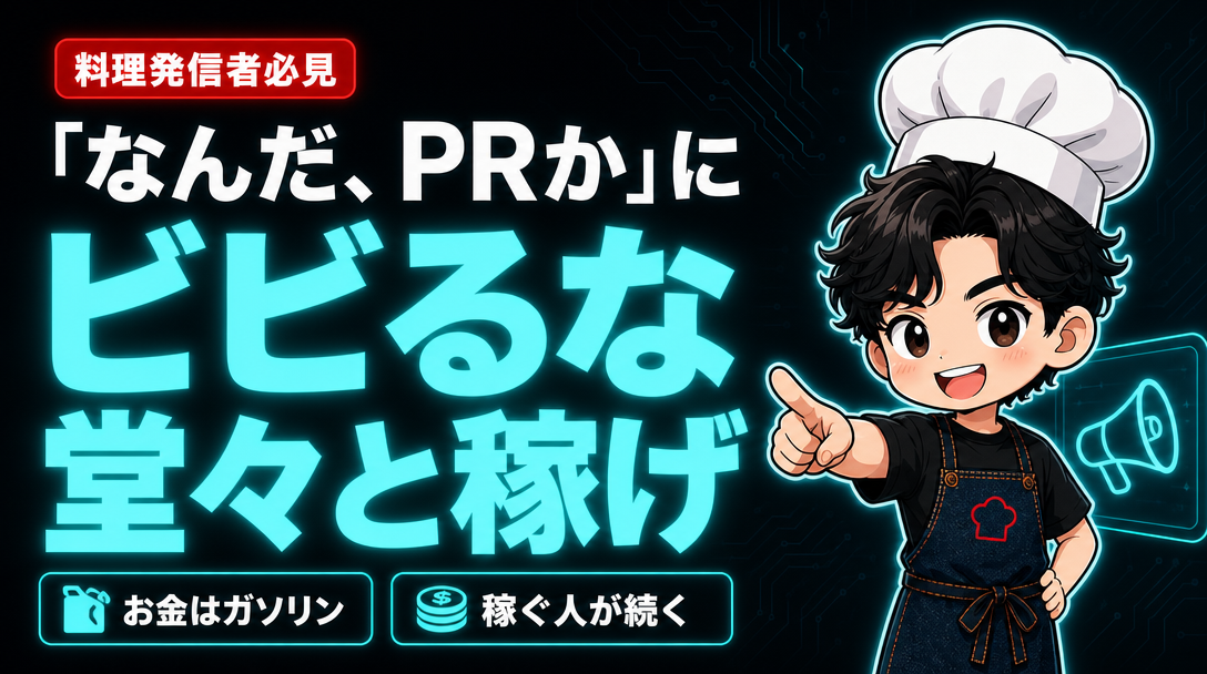 「なんだ、PRか」にビビるな。堂々と稼げ