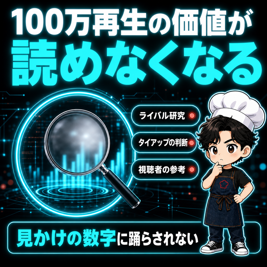 100万再生の価値が読めなくなる図解