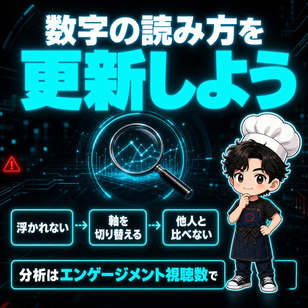 数字の読み方を更新しよう:浮かれない・軸を切り替える・他人と比べない