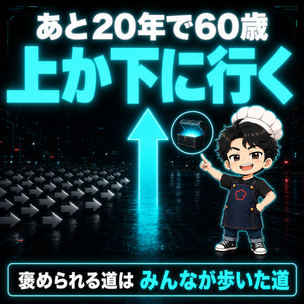あと20年で60歳。上か下に行く