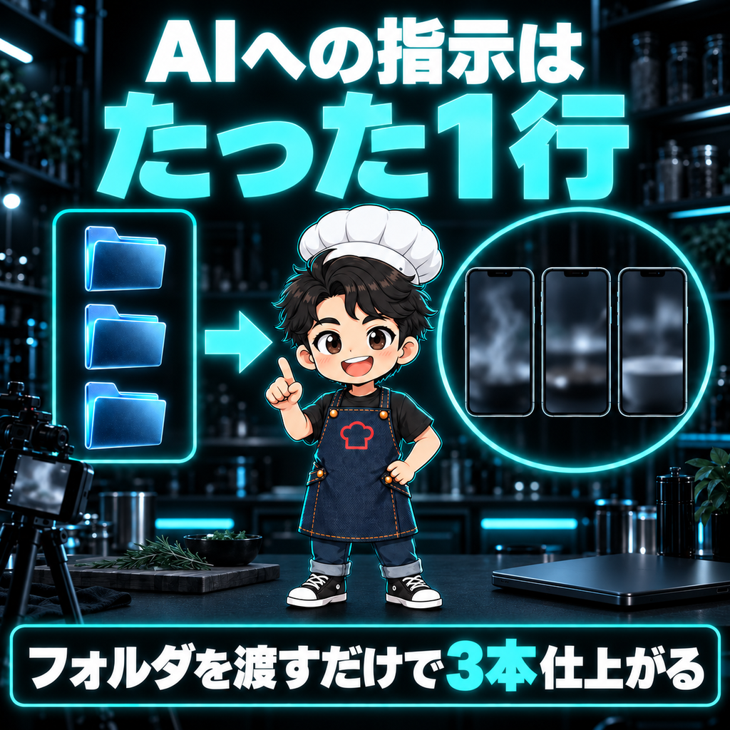 AIへの指示はたった1行