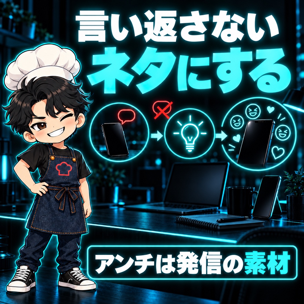 言われっぱなしはムカつくので、ネタにします
