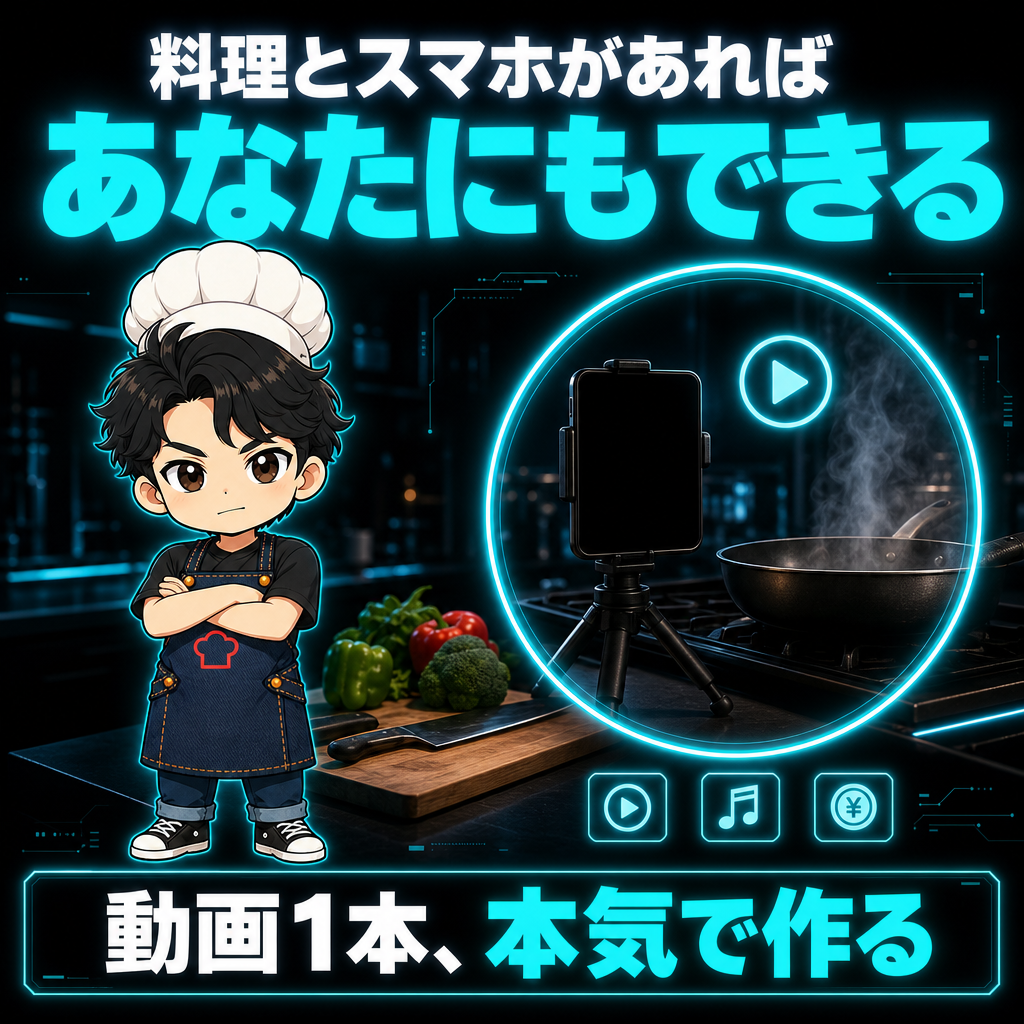 まとめ:料理とスマホがあればあなたにもできる。動画1本、本気で作る
