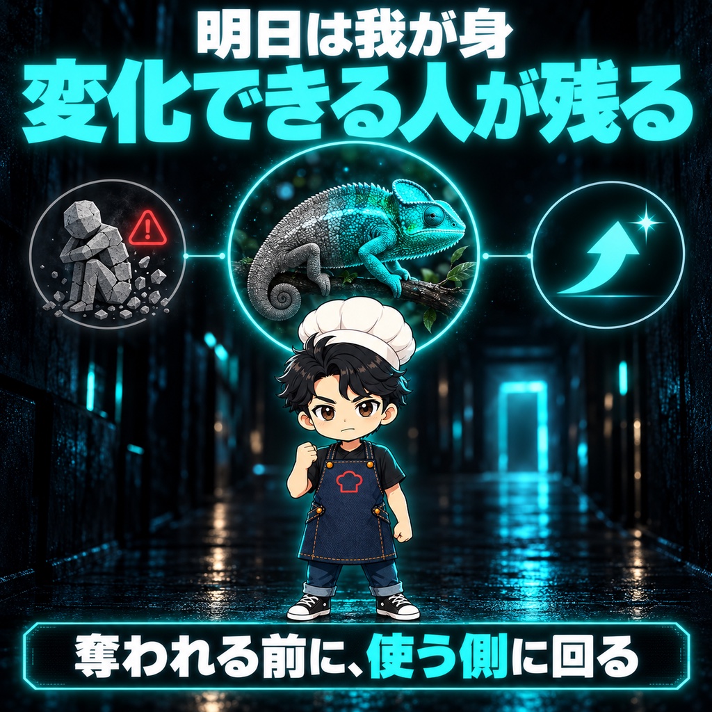 明日は我が身。変化できる人間だけが残る
