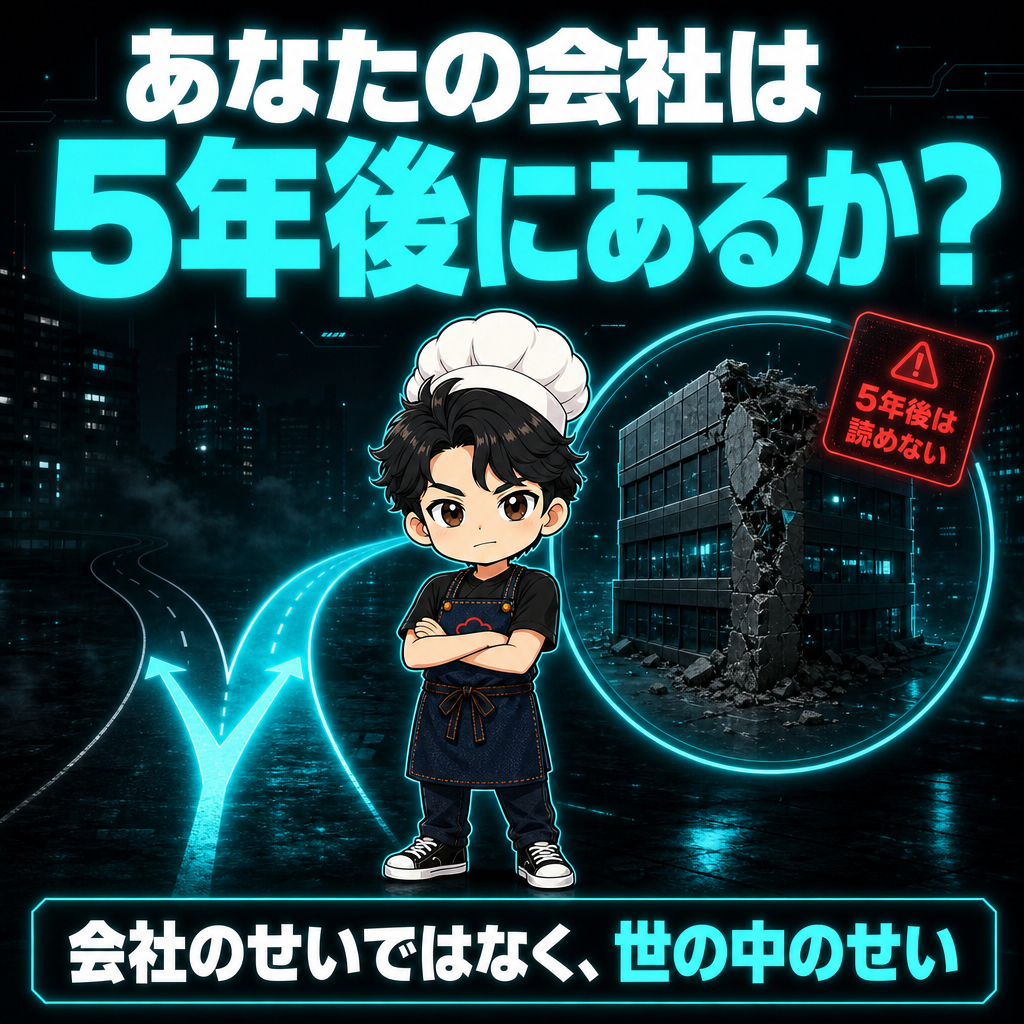 あなたの会社は5年後にあるか?