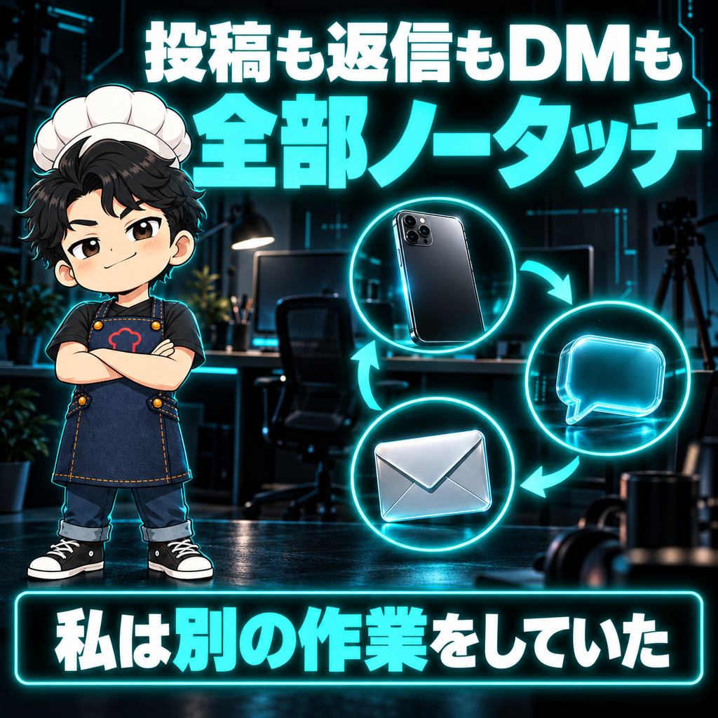 投稿も返信もDMも全部ノータッチ
