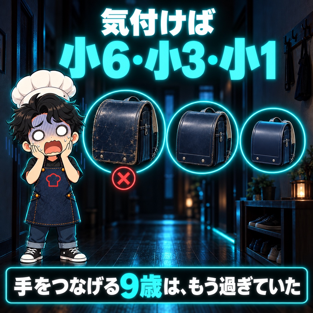 わが家は、気付けば小6・小3・小1