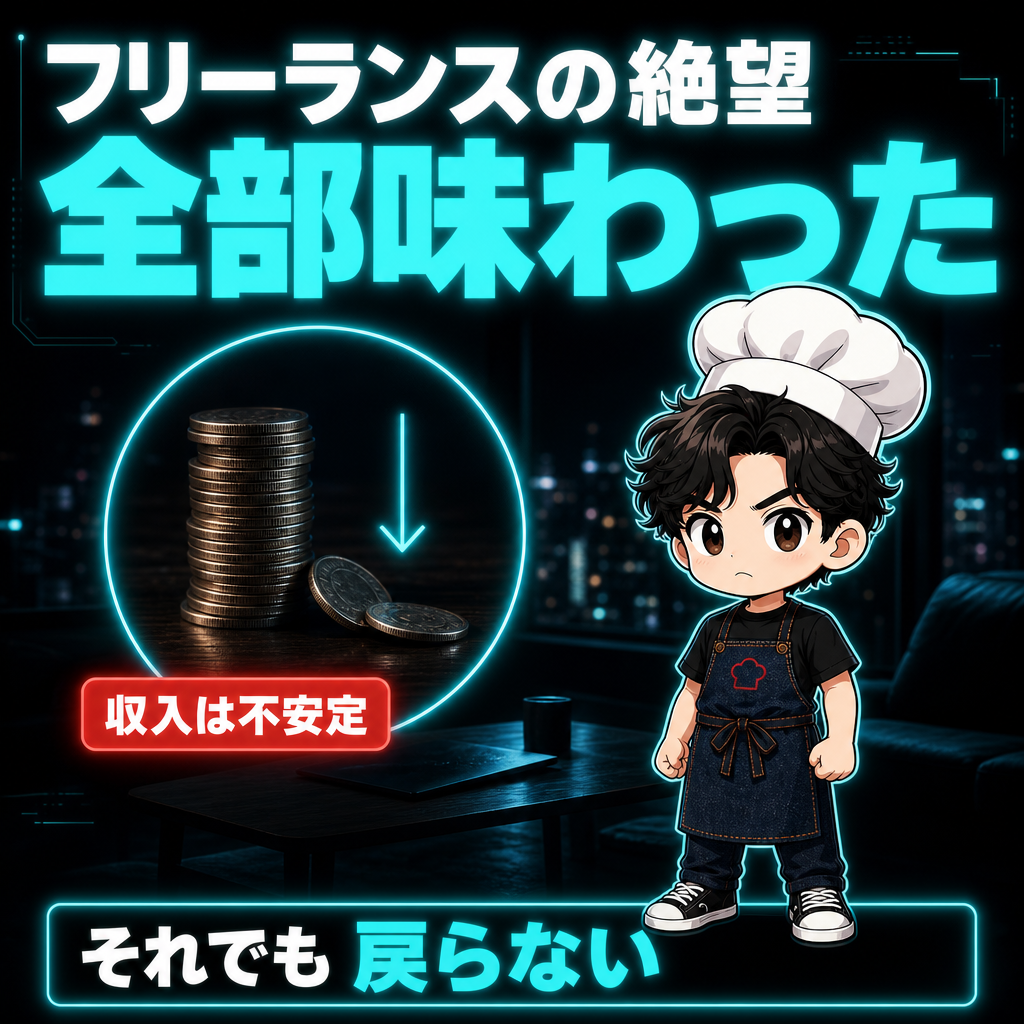 フリーランスの絶望を全部味わった。それでも戻らない