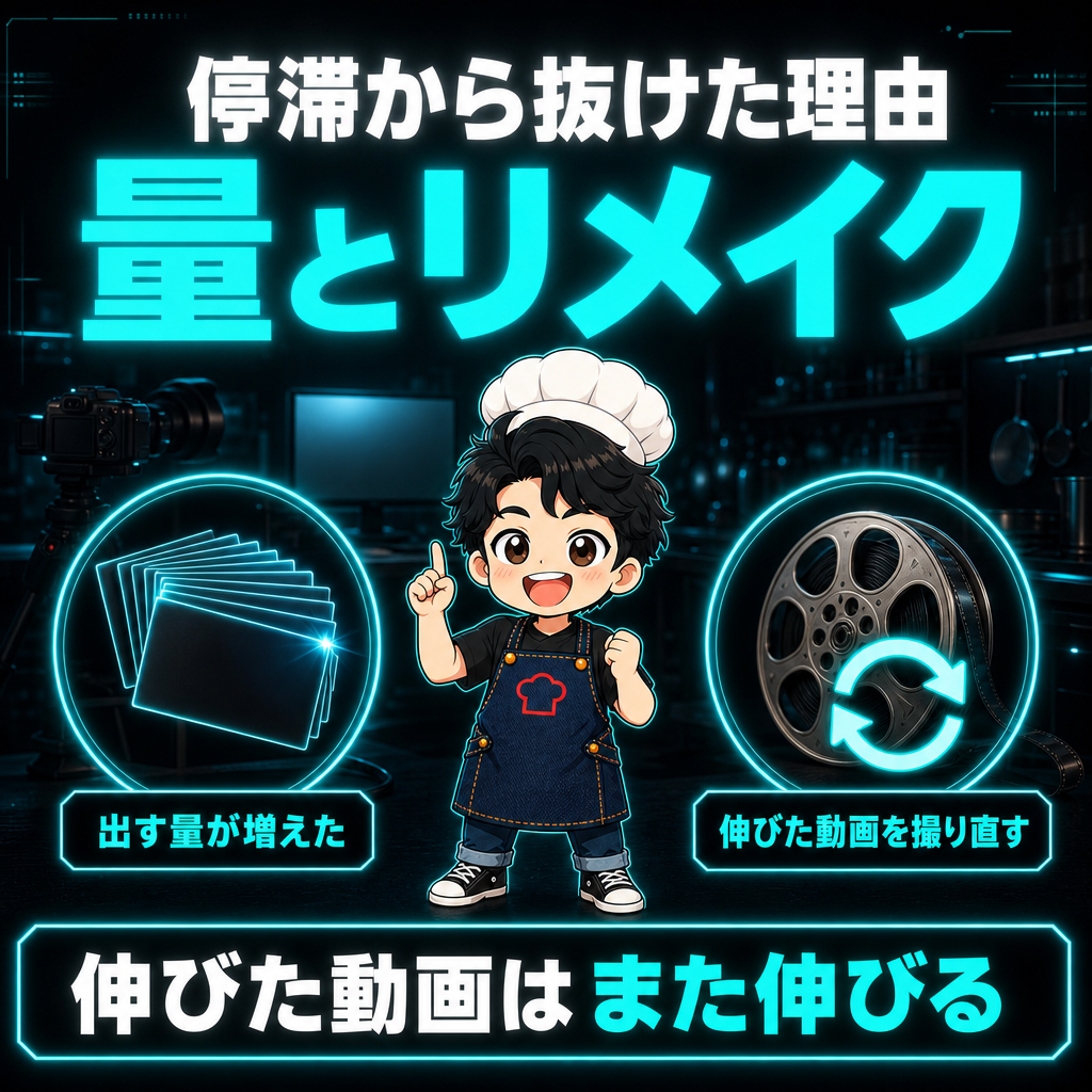 今回の記事の要点:量とリメイク
