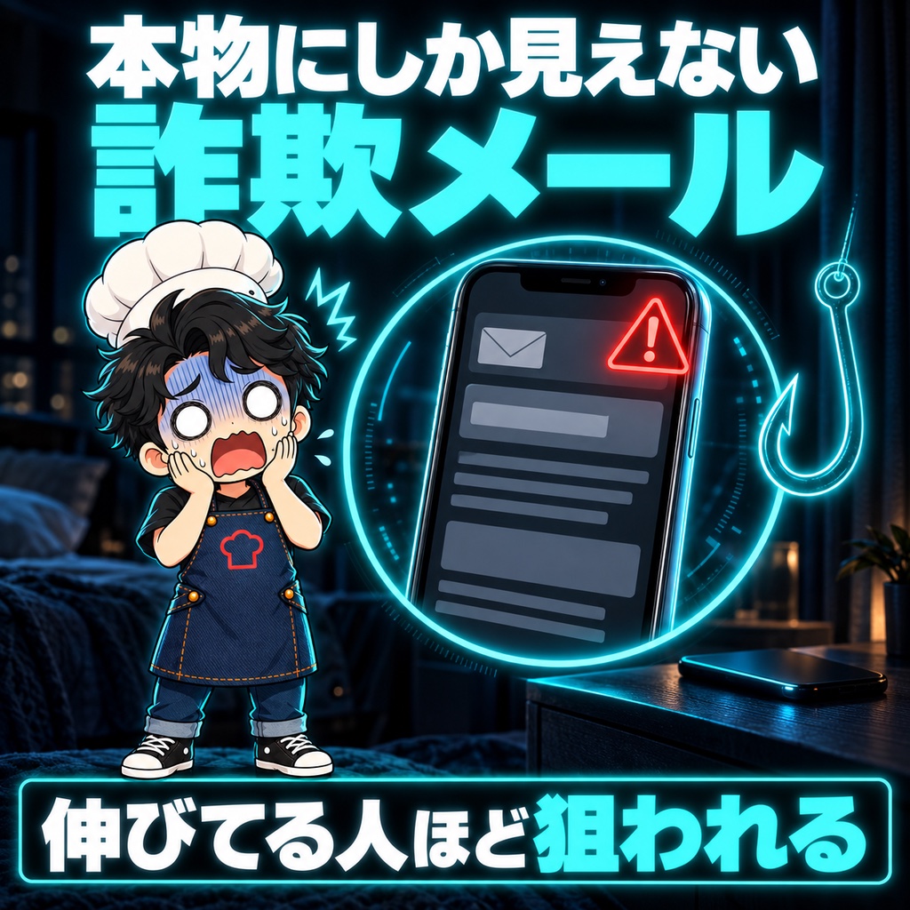実際に届いた「YouTubeからのメール」。正直、本物にしか見えませんでした