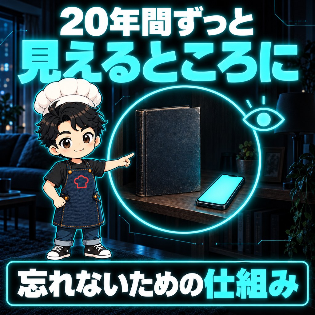 20年間、いつも見えるところに置いてある本