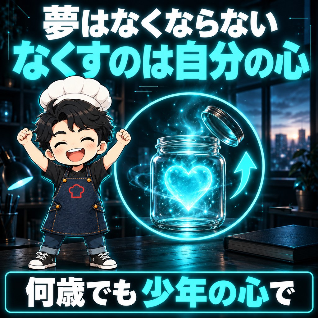 夢はなくならない。なくしているのは自分の心