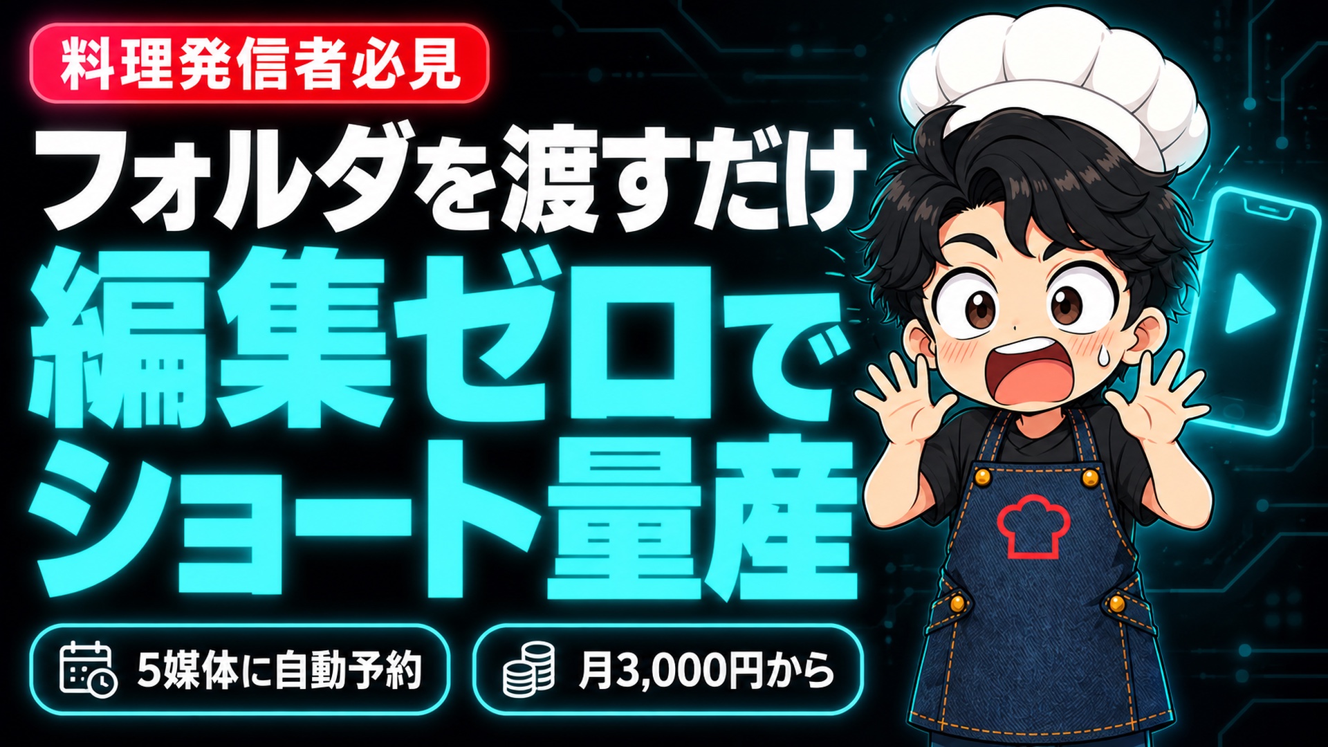 【AI活用】フォルダを渡して「ショート動画作って」。私は1秒も編集していません。