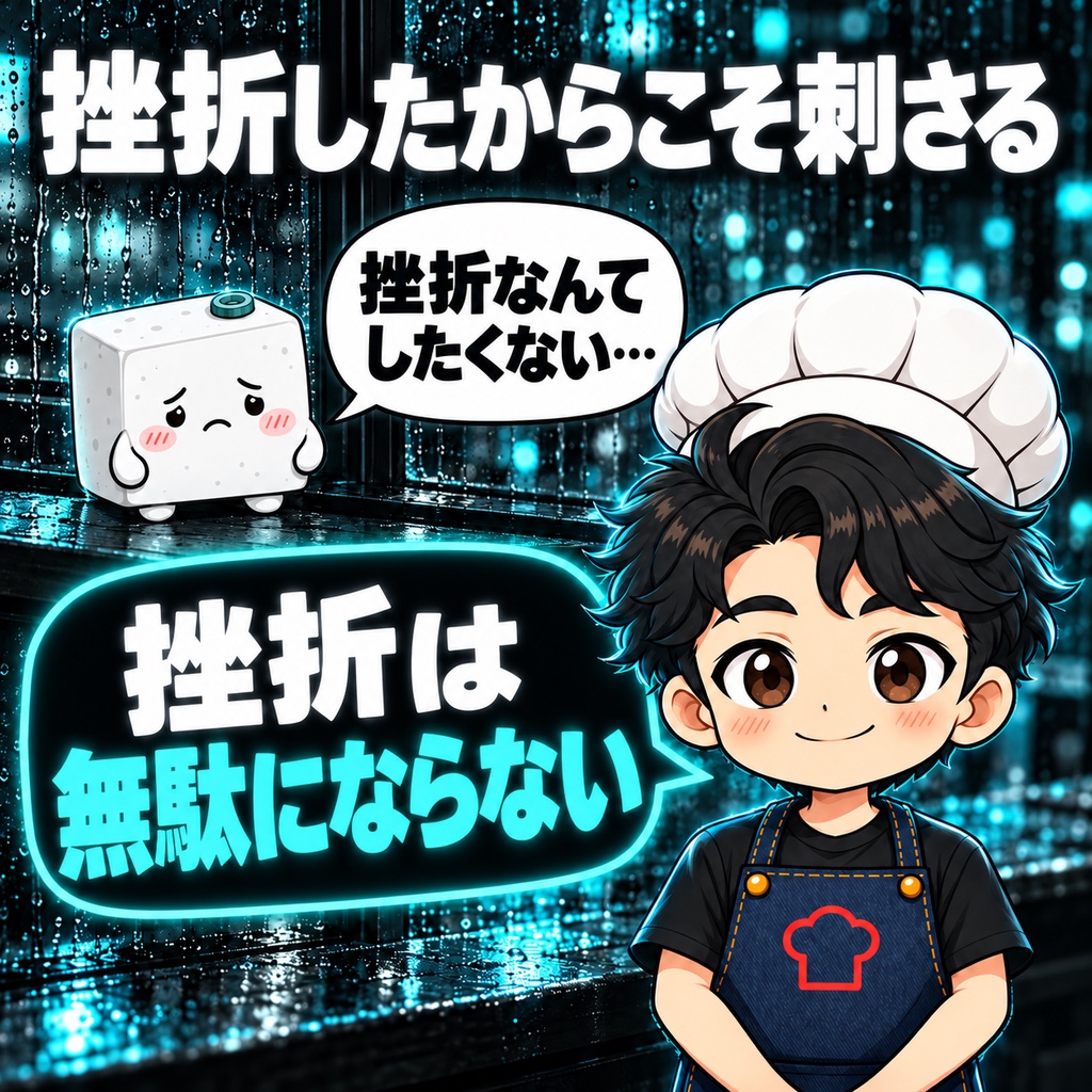 挫折したからこそ、刺さる言葉がある