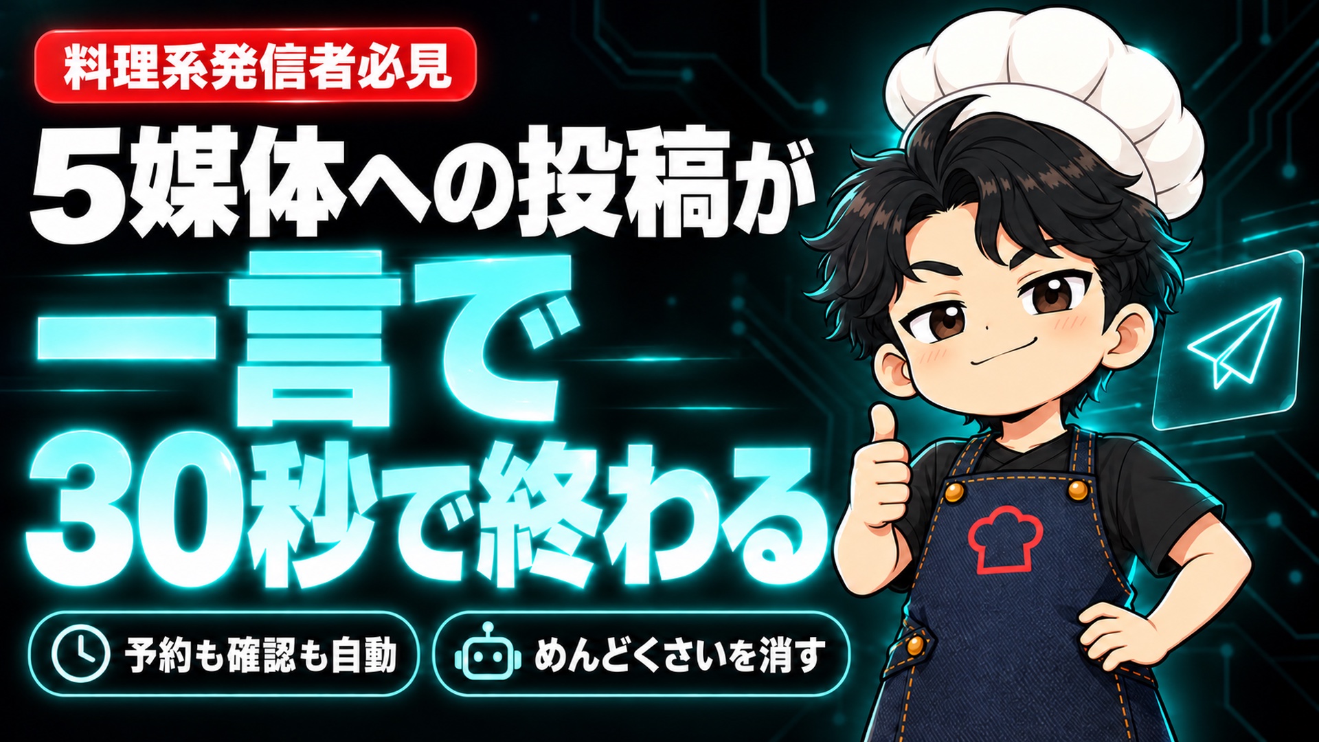 【AI活用】あなたが15分かけて投稿している間に、私は30秒で終わっています。