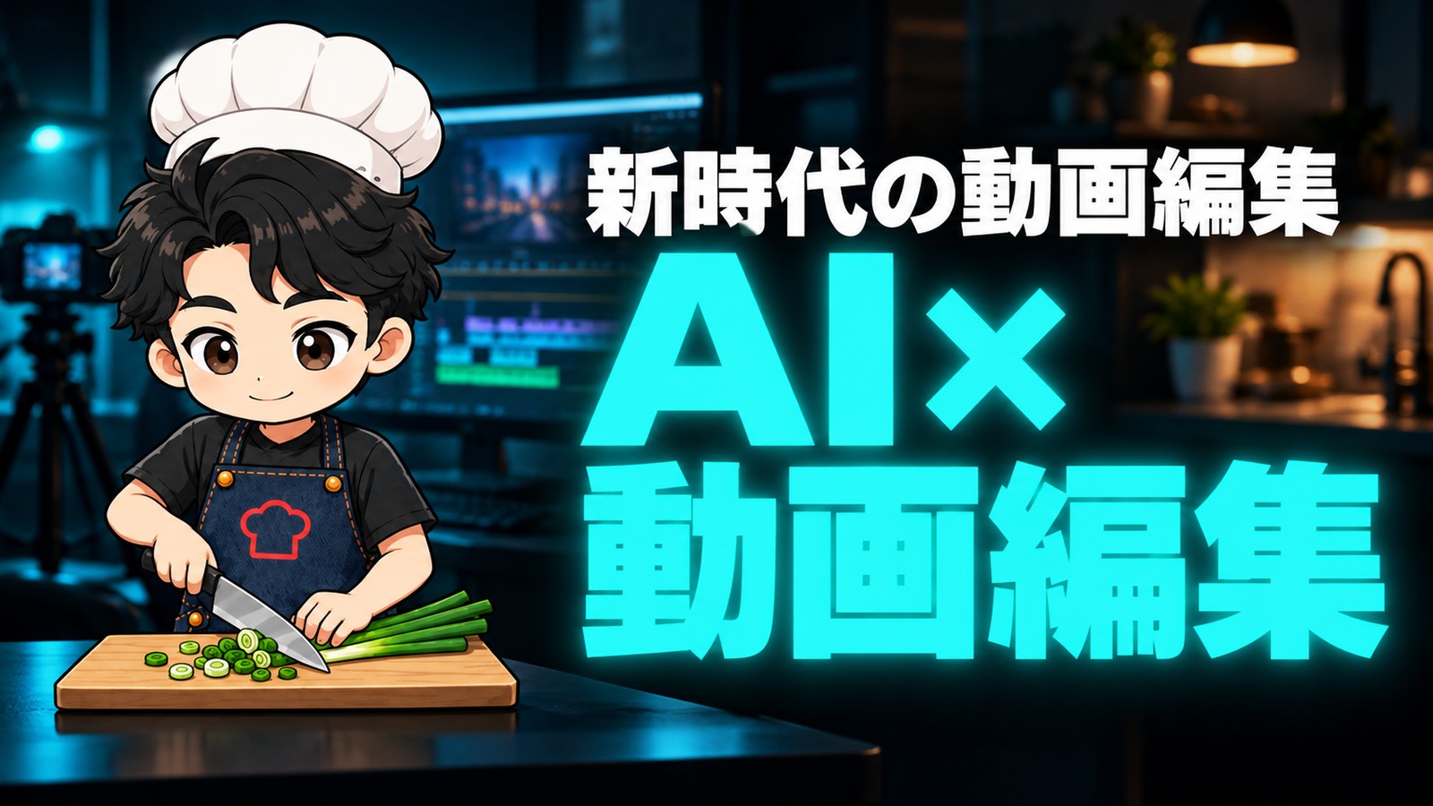 AI×動画編集の教科書 アイキャッチ（新時代の動画編集）