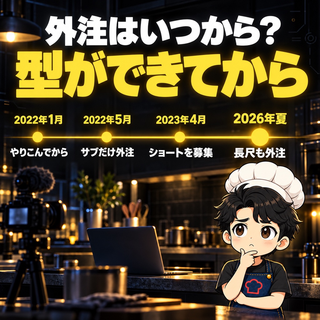 動画編集の外注はいつから?私が「自分でやりこんでから」と決めていた理由