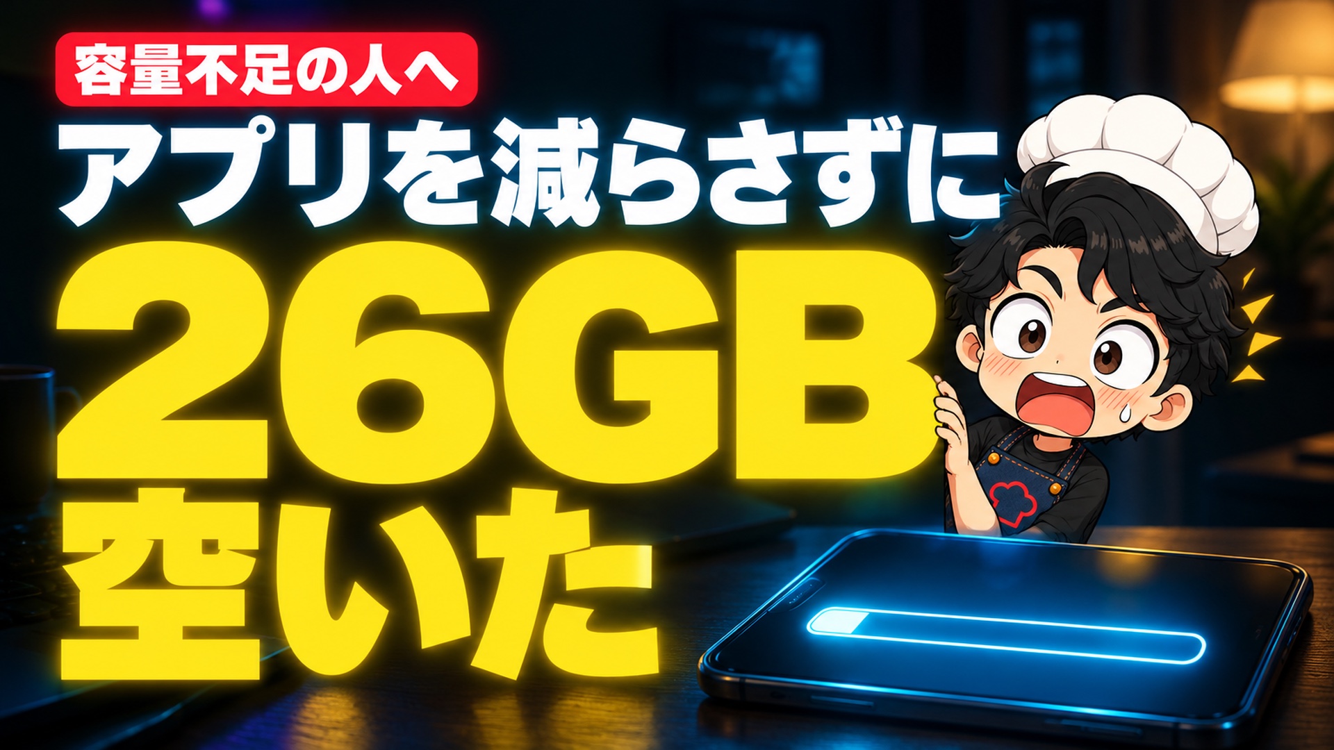 【実録】iPhoneのストレージがいっぱいの人へ。アプリを1つも減らさずに26GB空いたキャッシュ削除のやり方