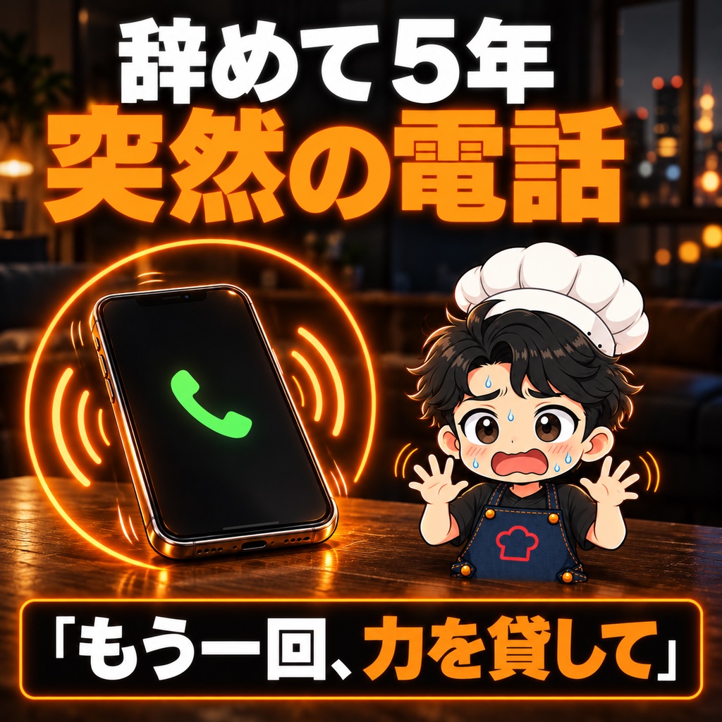 辞めて5年。元の会社から、突然電話が鳴った