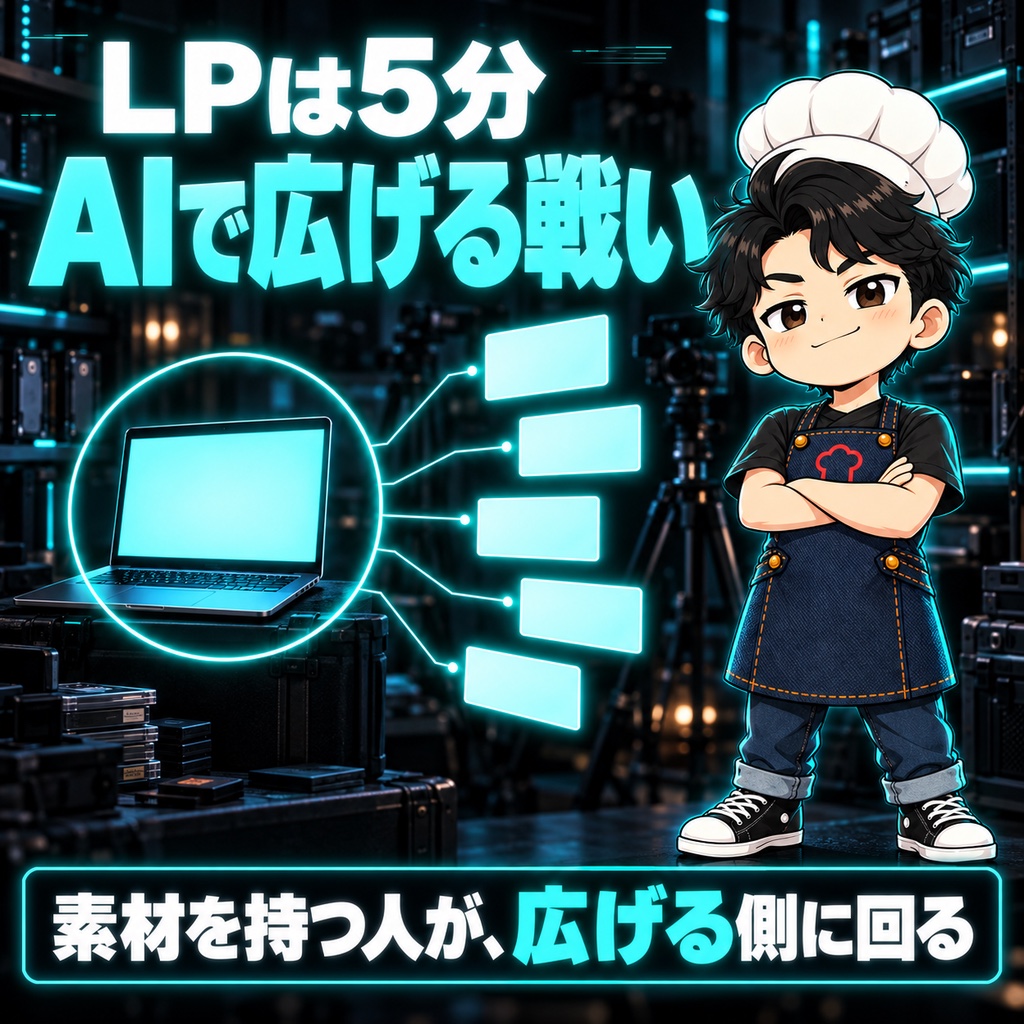 LPは5分。コンテンツを持っている人の、これからの戦い