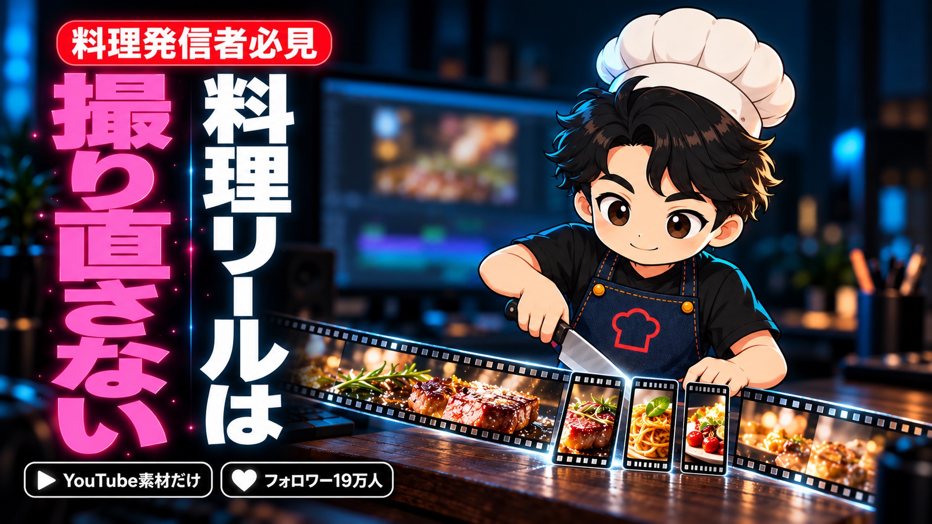 【Instagram攻略】料理リールの作り方｜新しく撮らず、YouTubeの素材でフォロワー19万人になった私のやり方