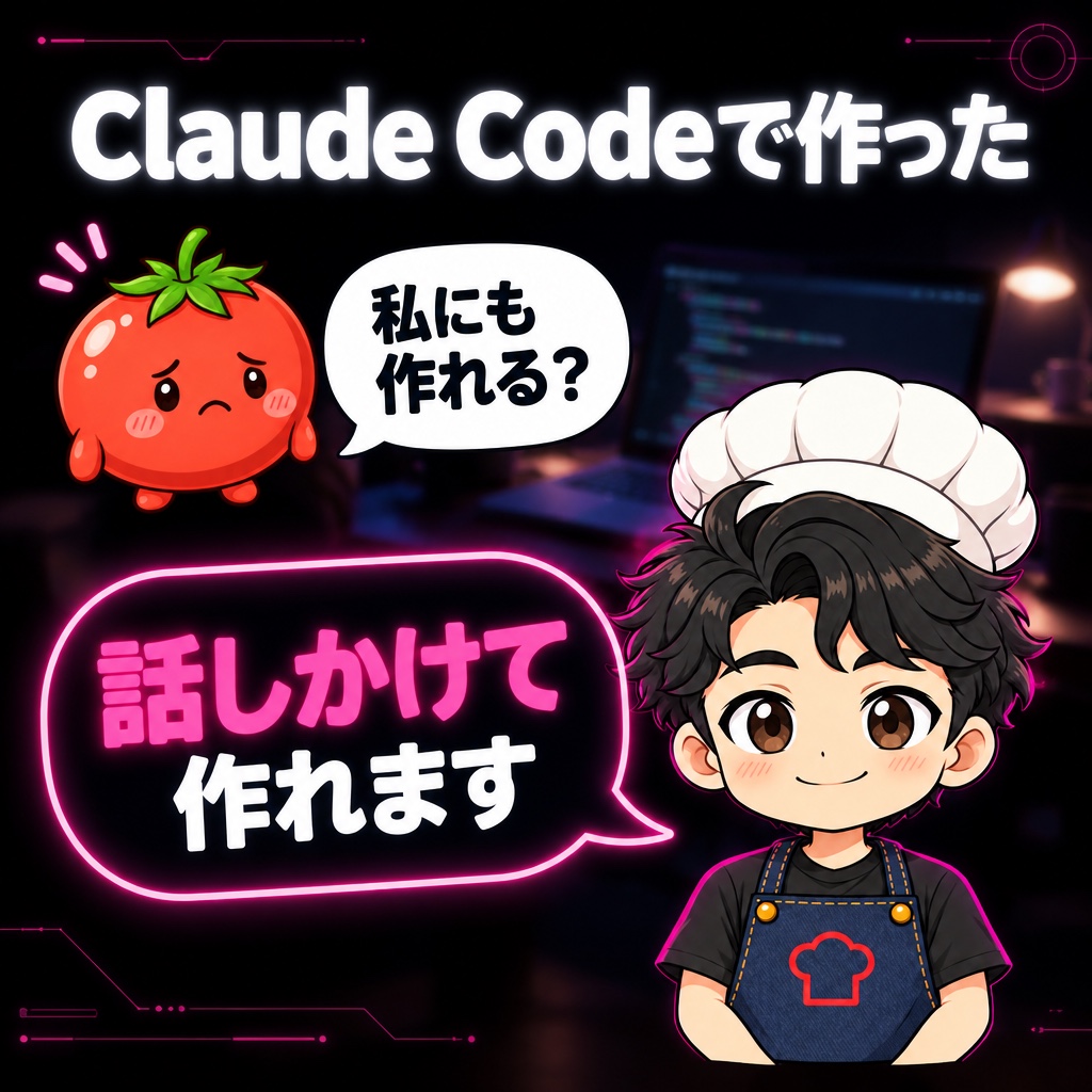 この道具も、Claude Codeに話しかけて作りました