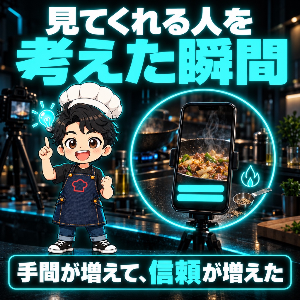 SNSも、まったく同じでした