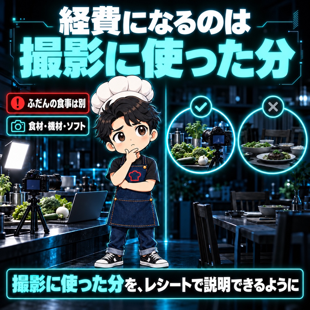 YouTuberの経費はどこまで？国税庁の線引きと、料理系の私が経費にしてきたもの